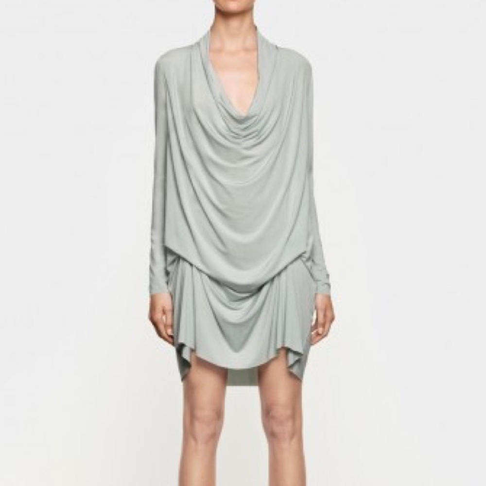 Long sleeve all saints Amei wrap dress